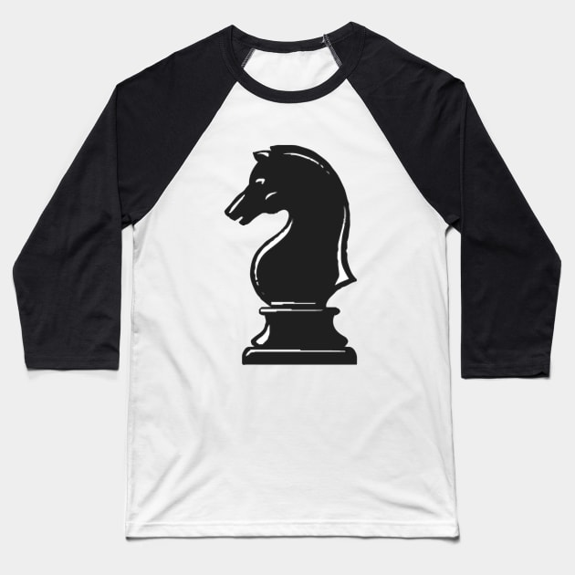 knight Baseball T-Shirt by Lamink